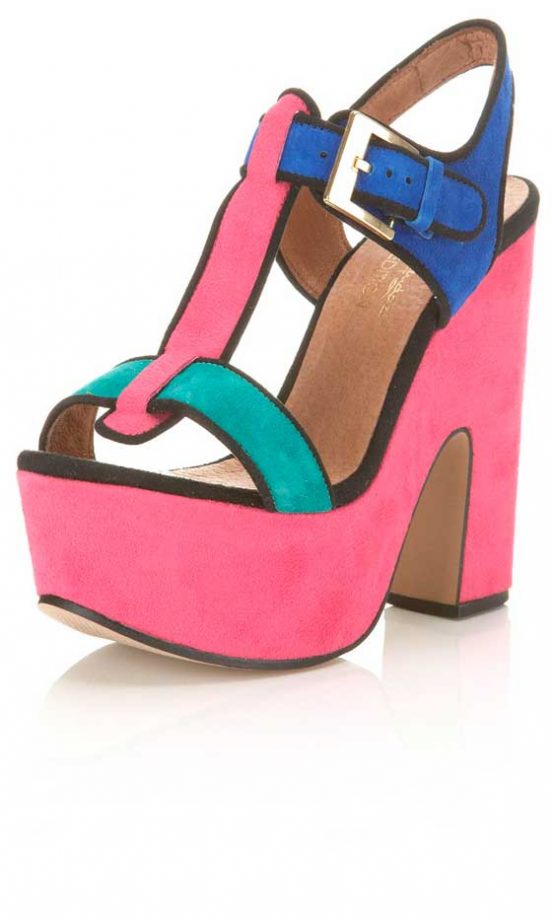 Miss Selfridge Limited Edition Colour Block Heel, £59