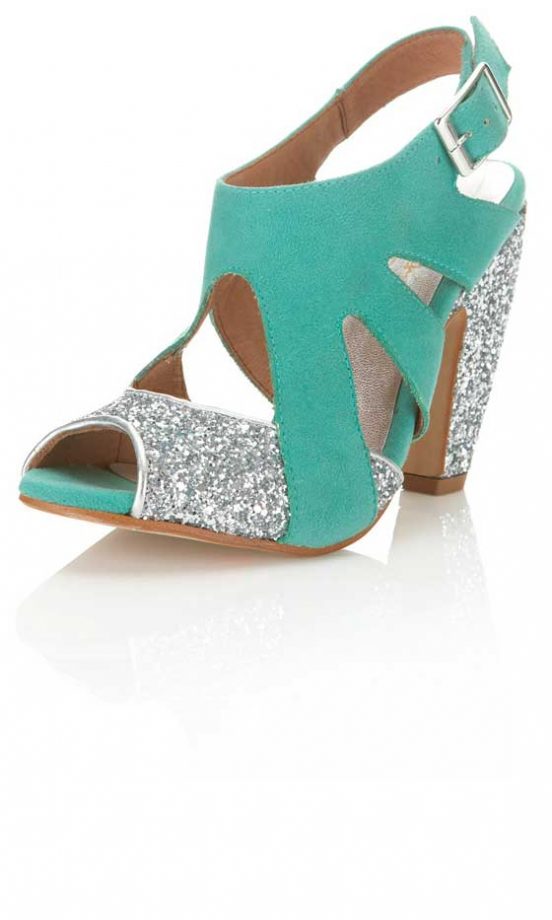 Miss Selfridge Limited Edition Mint Green Heels, £59