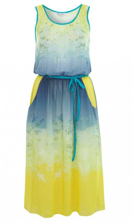 Miss Selfridge Oriental Print Midi Dress, £55
