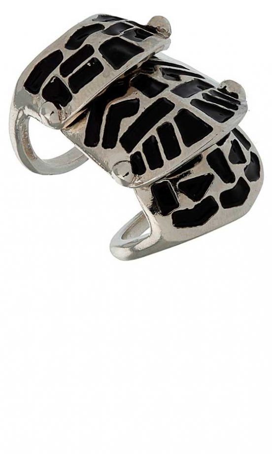 Miss Selfridge Black Animal Ring, £8.50