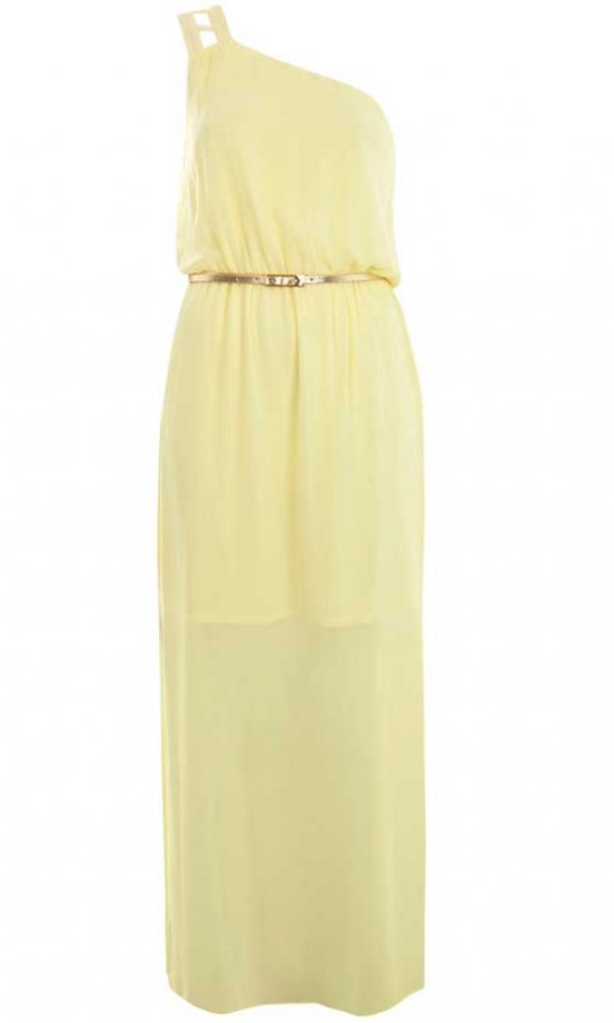 Miss Selfrige Chiffon One Shoulder Maxi, £45