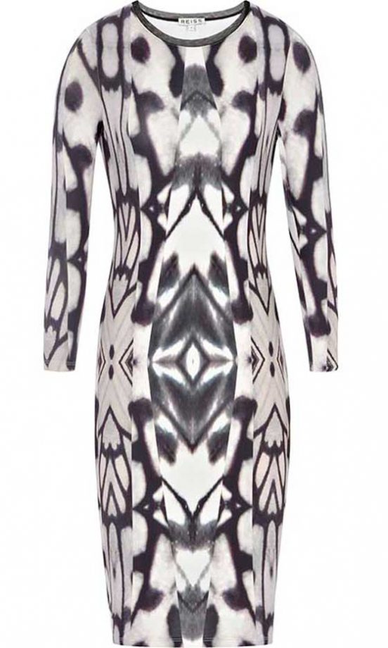 Reiss Monochrome Printed Dress, £139