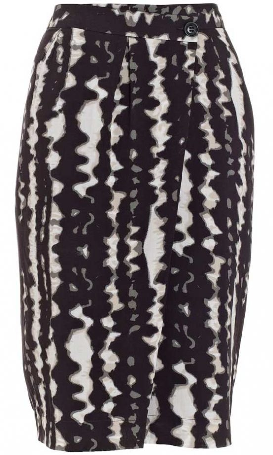 Monsoon Black And White Printed Skirt, £40