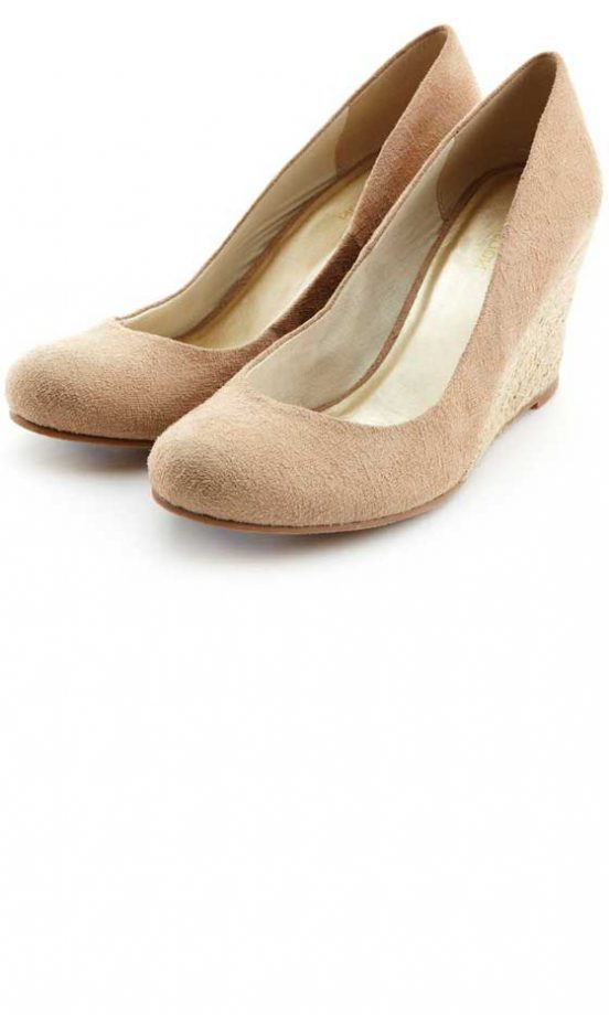 Monsoon Nude Wedges, £40