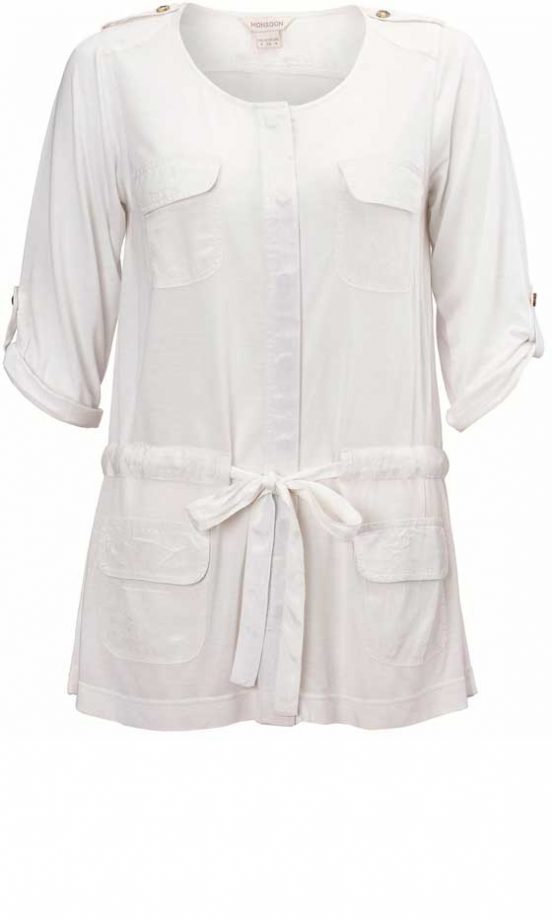 Monsoon White Acacia Shirt, £35