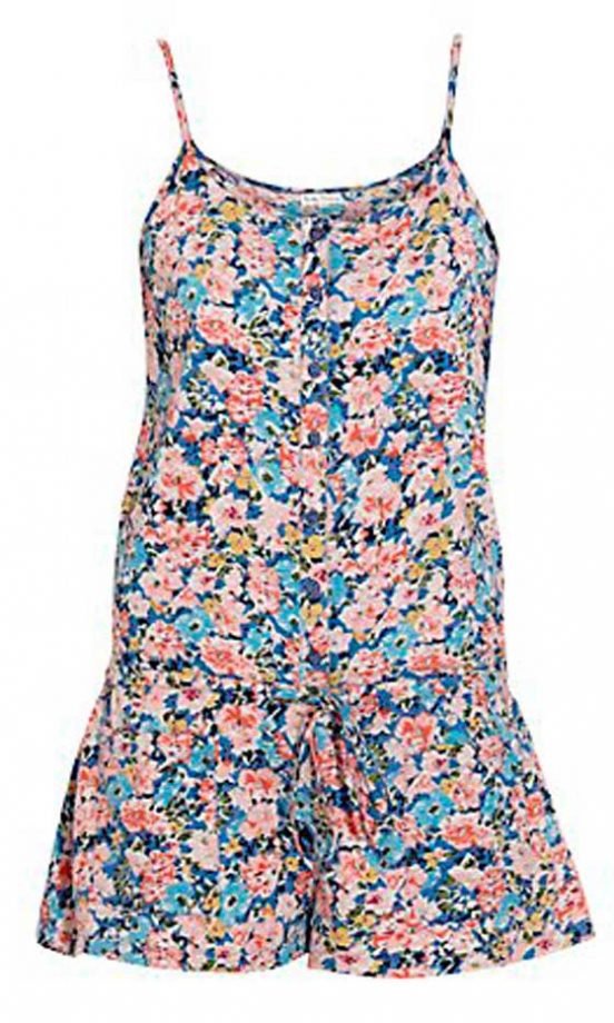 New Look Blue Floral Playsuit, £16.99