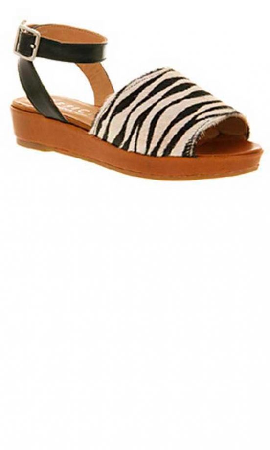Office Zebra Print Sandals, £48