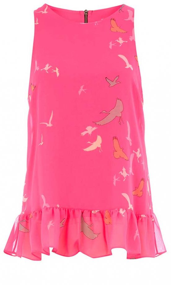 Olivia Rubin For Dorothy Perkins Pink Peplum Top, £30