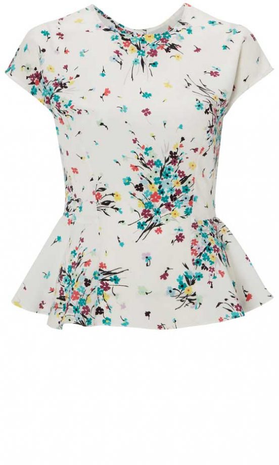 Matalan Floral Peplum Bouse, £14