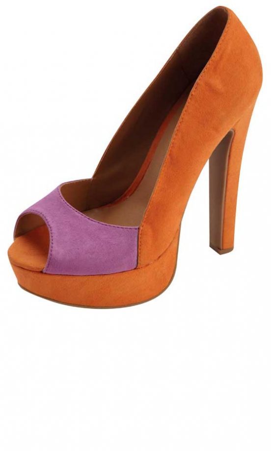 Matalan Peep Toe Fashion Court, £18