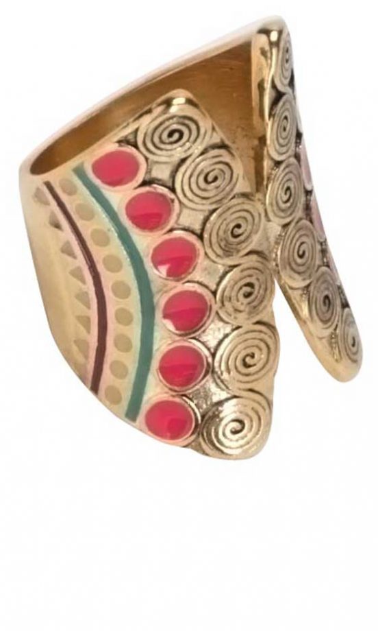 Matalan Engraved Aztec Ring, £5