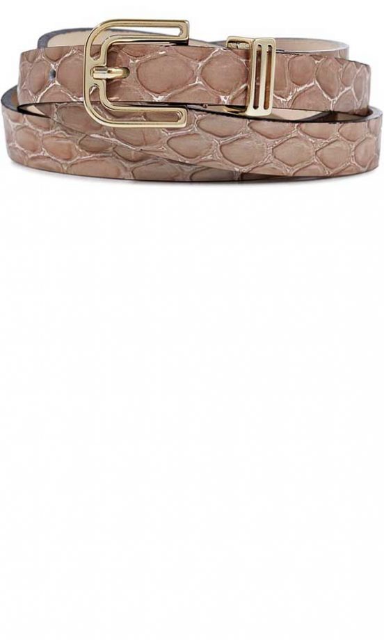 Reiss Cut Out Detail Skinny Belt, £39