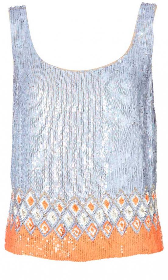 Topshop Sequin Vest Top, £65