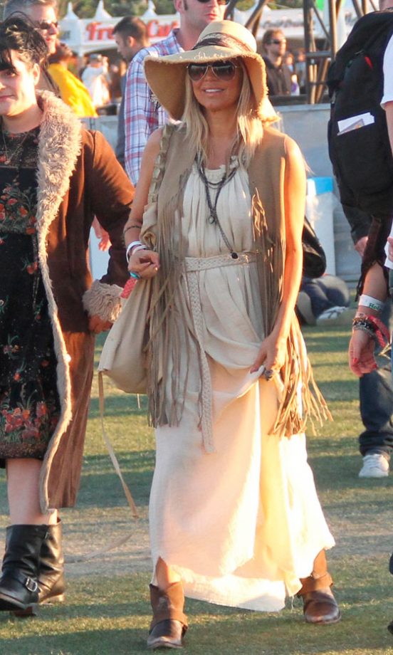 Black Eyed Peas' Fergie Layers Up Like A Pro For A Festi-Cool Look, 2012