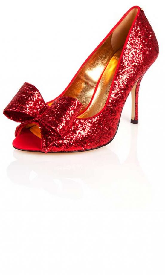 Ted Baker Glitter Peep-Toe Shoes, £95
