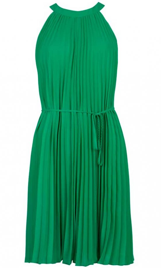 Ted Baker Green Pleated Dress, £129