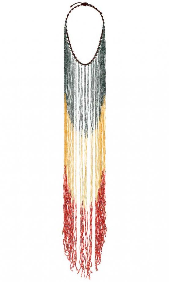 Topshop Beaded Drape Necklace, £35