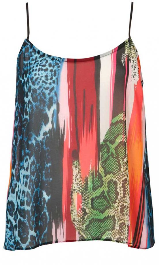 Topshop Bright Animal Print Cami, £26