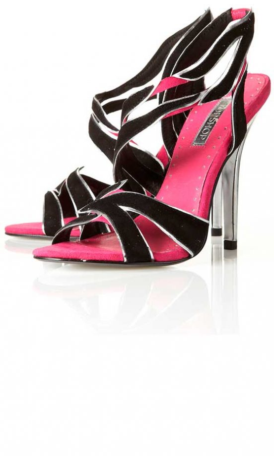 Topshop Flame Side Detail Sandals, £55