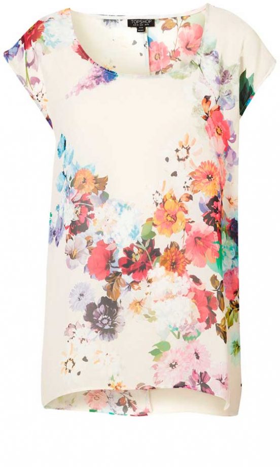 Topshop Floral Tee, £36