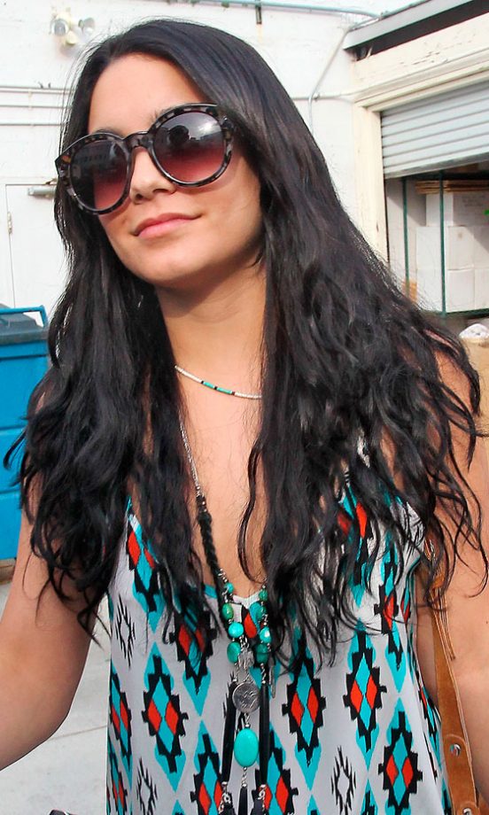 Vanessa Hudgens Relaxed Hippie Waves Are Beach Perfect, 2012