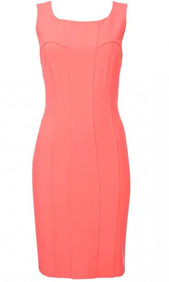 Wallis Coral Panel Bodycon Dress, £45