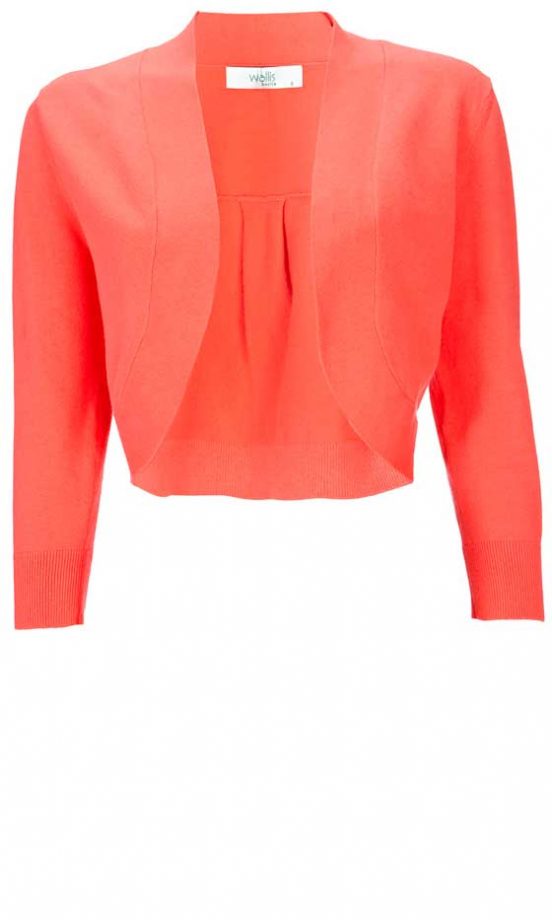Wallis Coral Shrug, £23