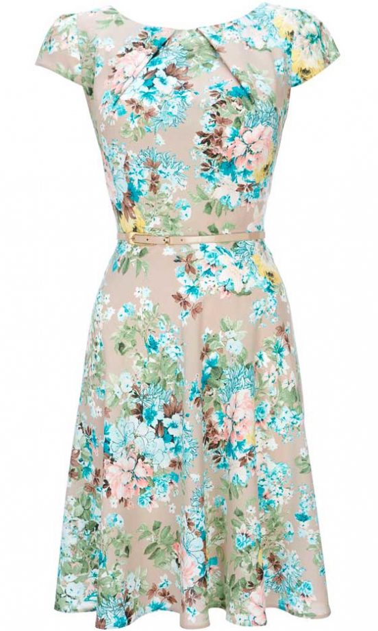 Wallis Floral Spot Dress, £40