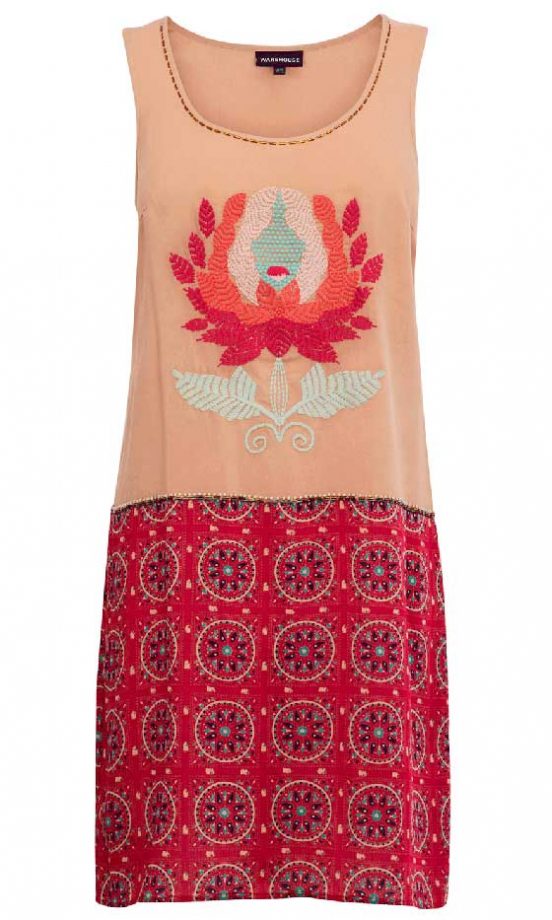 Warehouse Embroidered Circle Dress, £50