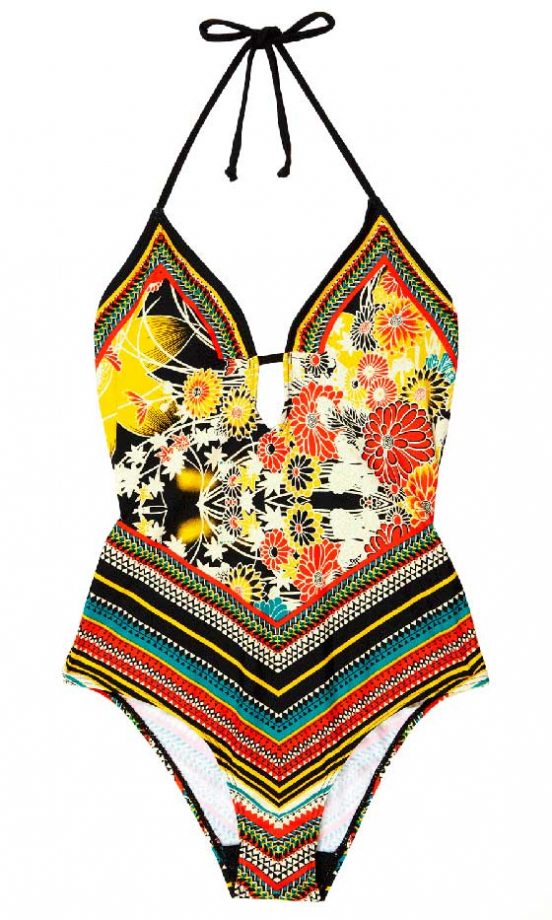 Warehouse Floral Print Swimsuit, £35