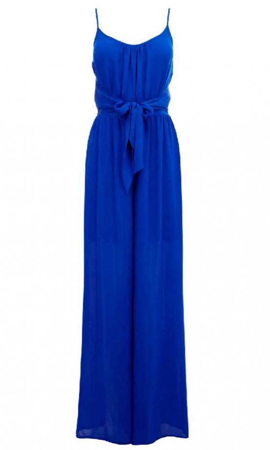 Warehouse Tie Front Jumpsuit, £65