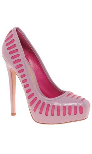 Pink heel by Mark Fast for Aldo available at Asos online now