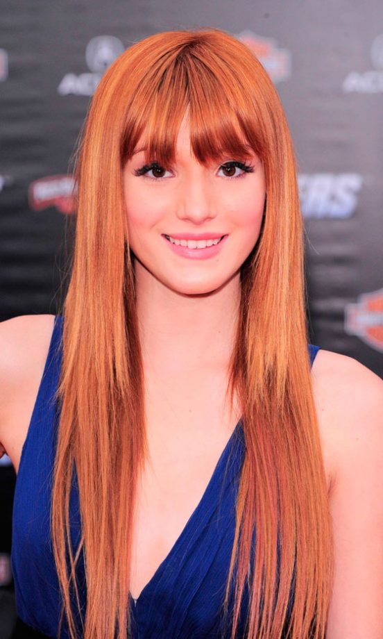 Bella Thorne Does Super Sleek And Straight, 2012