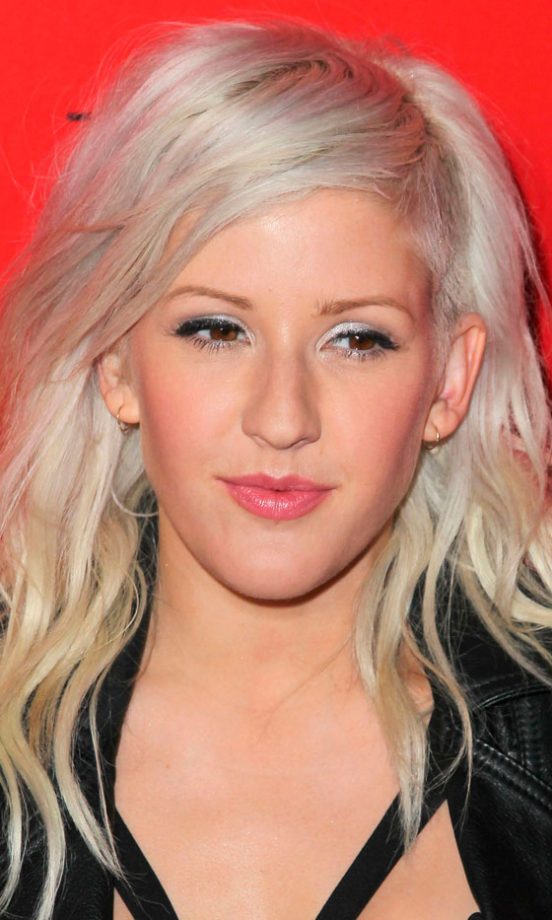 Ellie Goulding's Sugary Pink Lips Work Perfectly With Her Blonde Hair, 2012