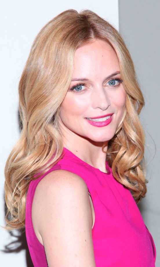 Heather Graham Is The Ultimate Blonde Bombshell With Her Platinum And Honey Waves, 2012