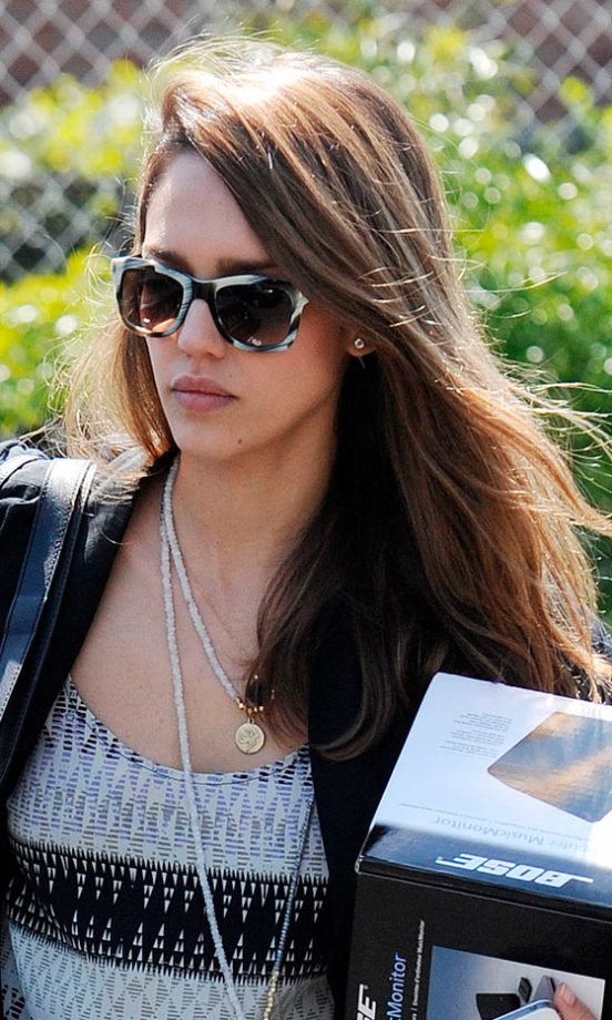 Jessica Alba Is The Essence Of Off-Duty Cool With This Laid back Style, 2012