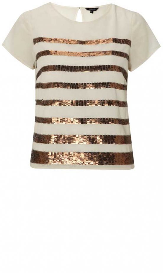 Matalan Stripe Sequin Tee, £14