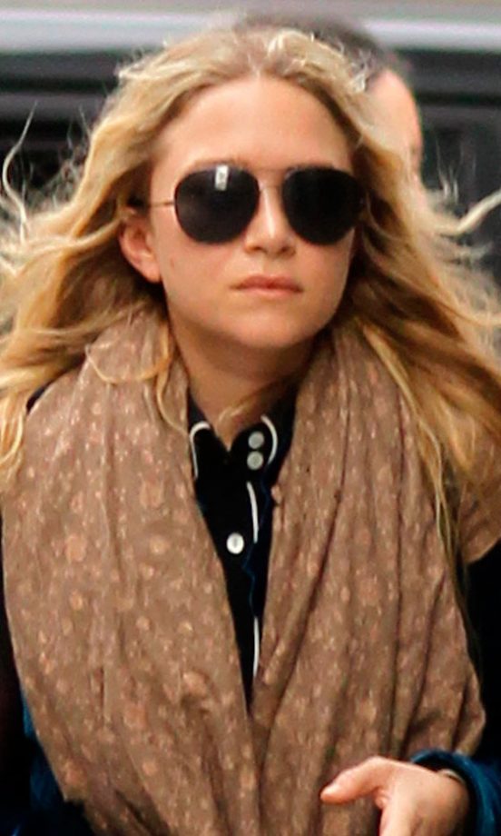 Mary-Kate Olsen Opts For A Casual Hair Look, 2012