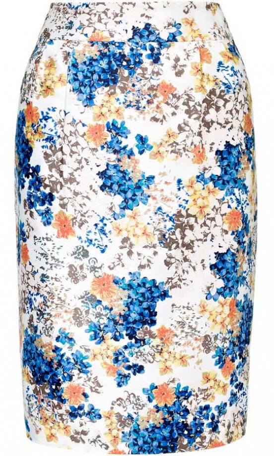 Monsoon Floral Pencil Skirt, £49