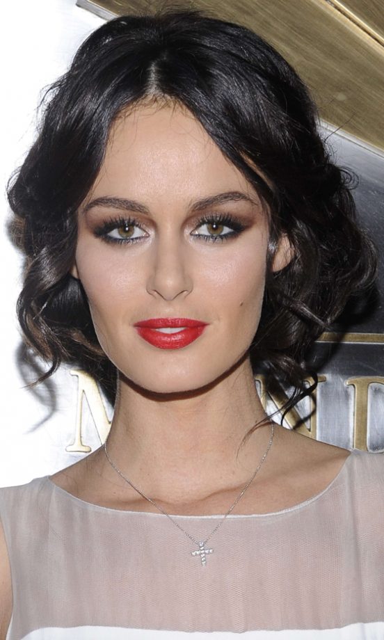 Nicole Trunfio Works A Glam Up-Do, 2012