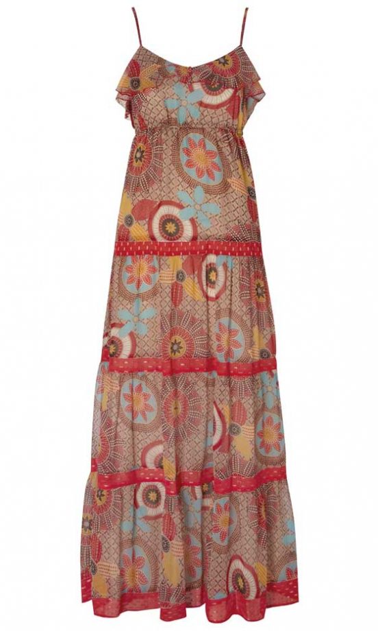 Matalan Chiffon Tiered Maxi Dress, £25