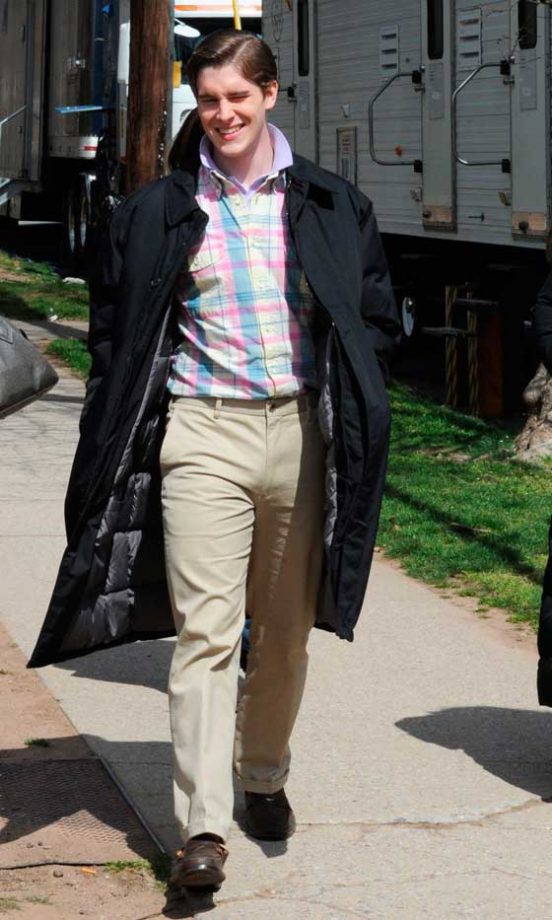 Brendan Dooling Playing Carrie's Best Guy Friend On The Set Of The Carrie Diaries In New York, 2012