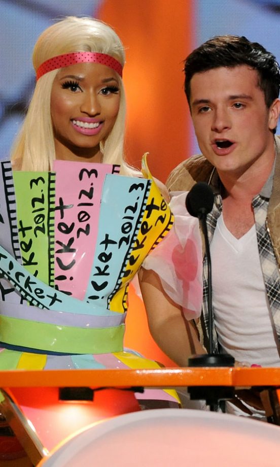 Nicki Minaj And Josh Hutcherson At The Kids' Choice Awards 2012