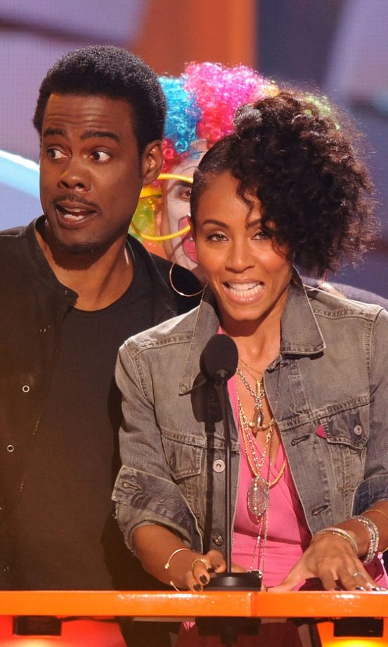 Chris Rock and Jada Pinkett Smith At The Kids' Choice Awards 2012