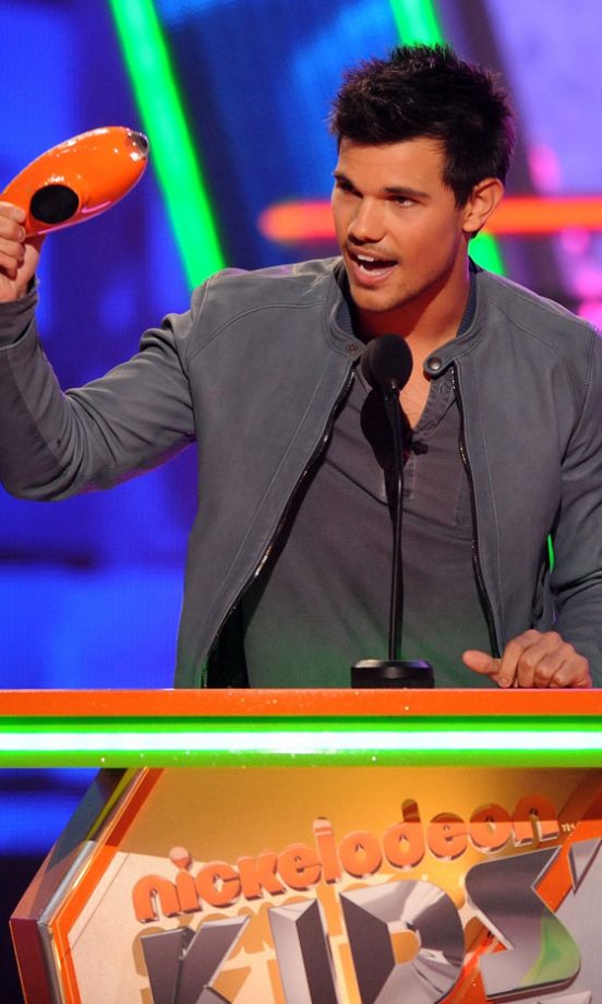 Taylor Lautner At The Kids' Choice Awards 2012