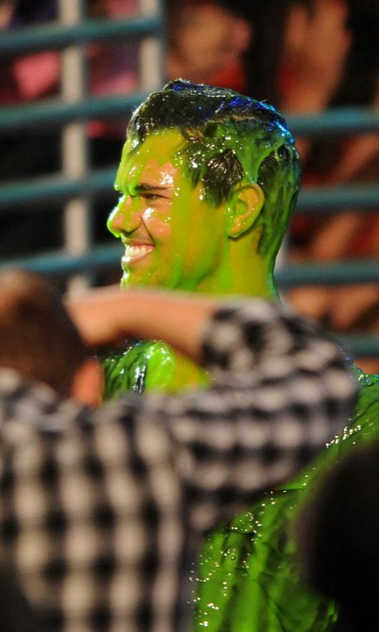 Taylor Lautner At The Kids' Choice Awards 2012