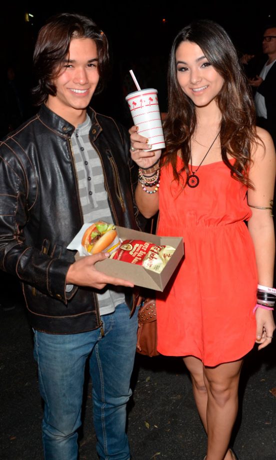Fivel and BooBoo Stewart Do Takeaway, We Love Fivel's Casual Tribal Look! 2012