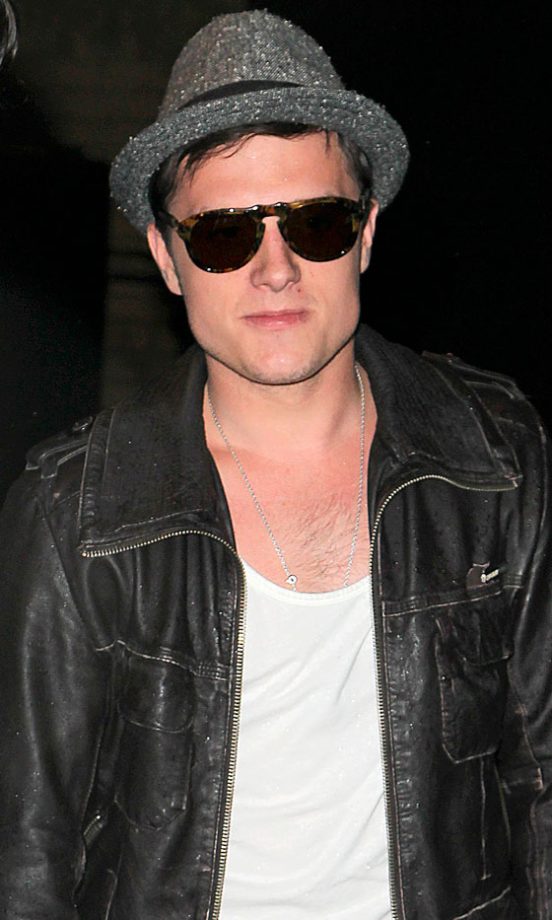 Josh Hutcherson Looks Super Relaxed In Trilby And Sunglasses, 2012