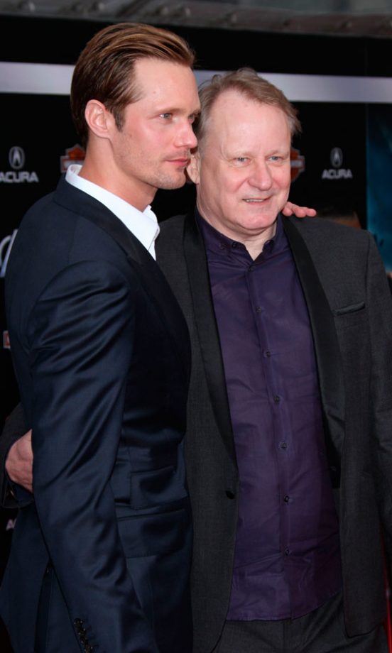 Alexander And Stellan Skarsgard Look Sharp At The Avengers Premiere, 2012