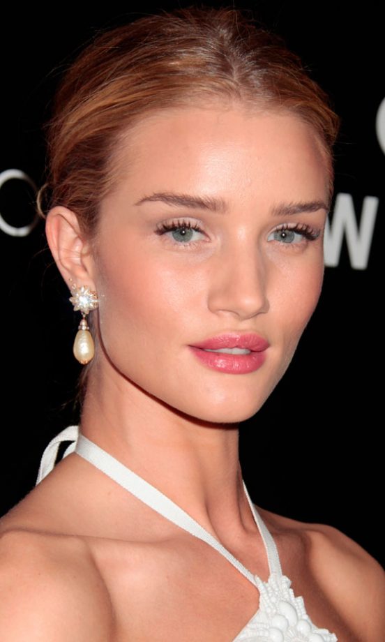 Rosie Huntington-Whiteley Oozes Elegance With This Sophisticated 'Do, 2012